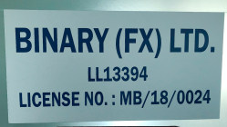 マレーシアの認可ブローカーへのサイト訪問Binary.com