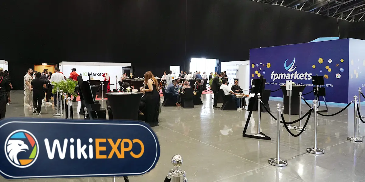  FP Markets2022년 두바이 위키 파이낸스 엑스포에서