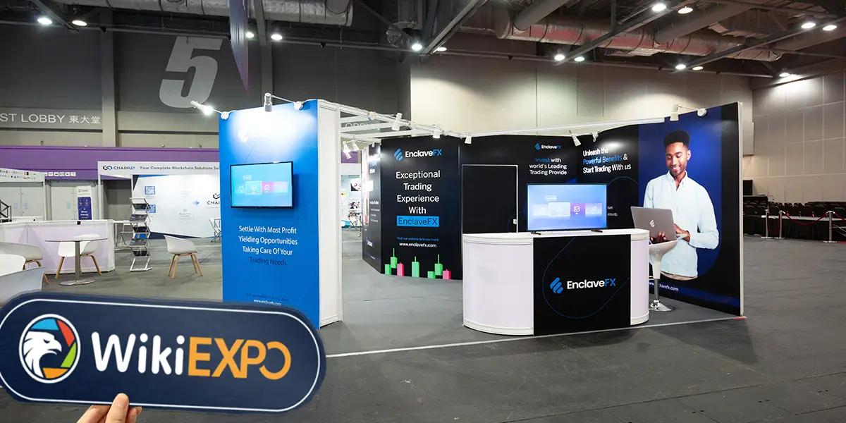  EnclaveFXที่งาน wiki Finance Expo ฮ่องกง 2022