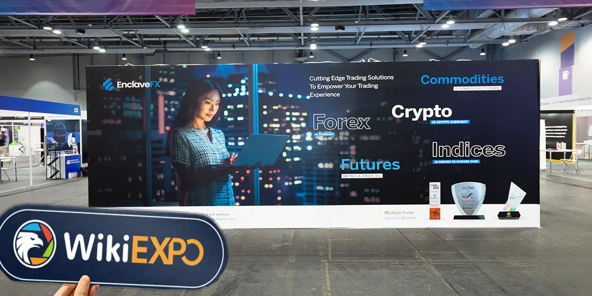  EnclaveFXที่งาน wiki Finance Expo ฮ่องกง 2022