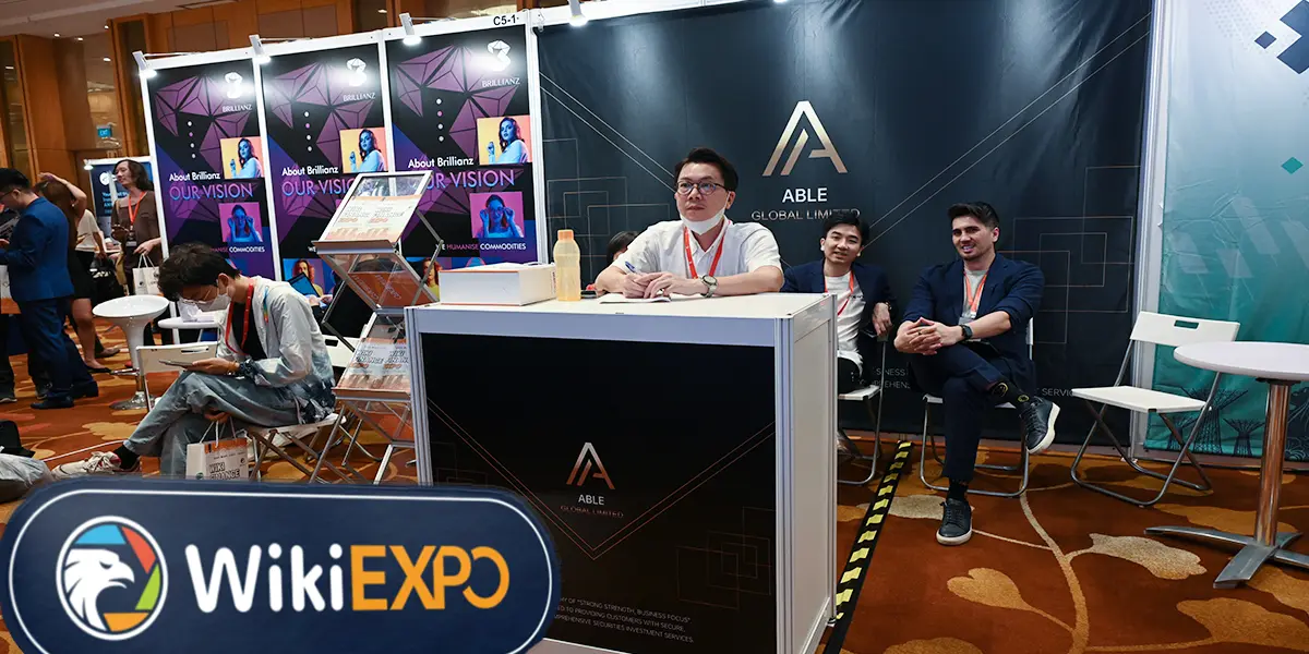 ABLE گلوبل لمٹڈ Wiki Finance EXPO Singapore 2023 میں