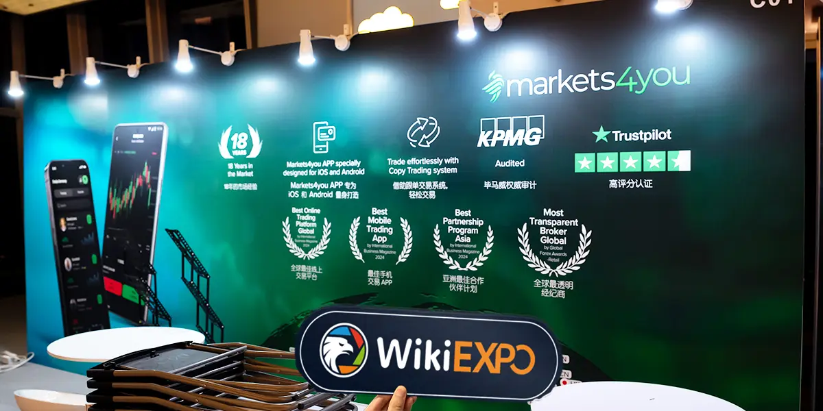 Markets4you Joins Wiki Finance Expo Hong Kong 2025