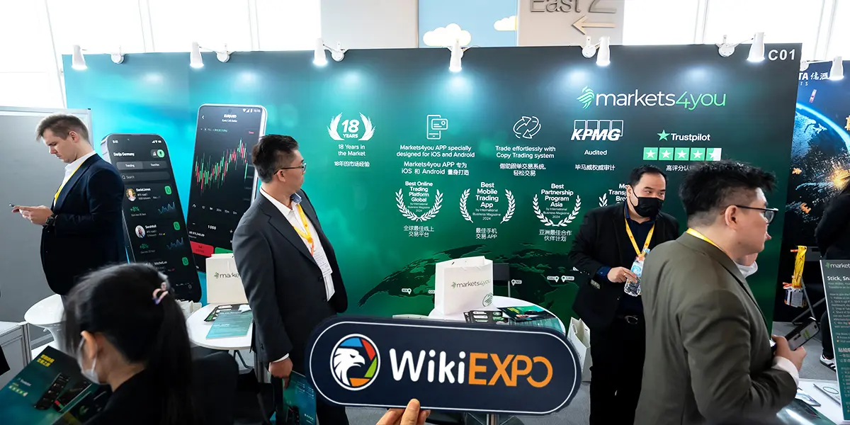 Markets4you Joins Wiki Finance Expo Hong Kong 2025