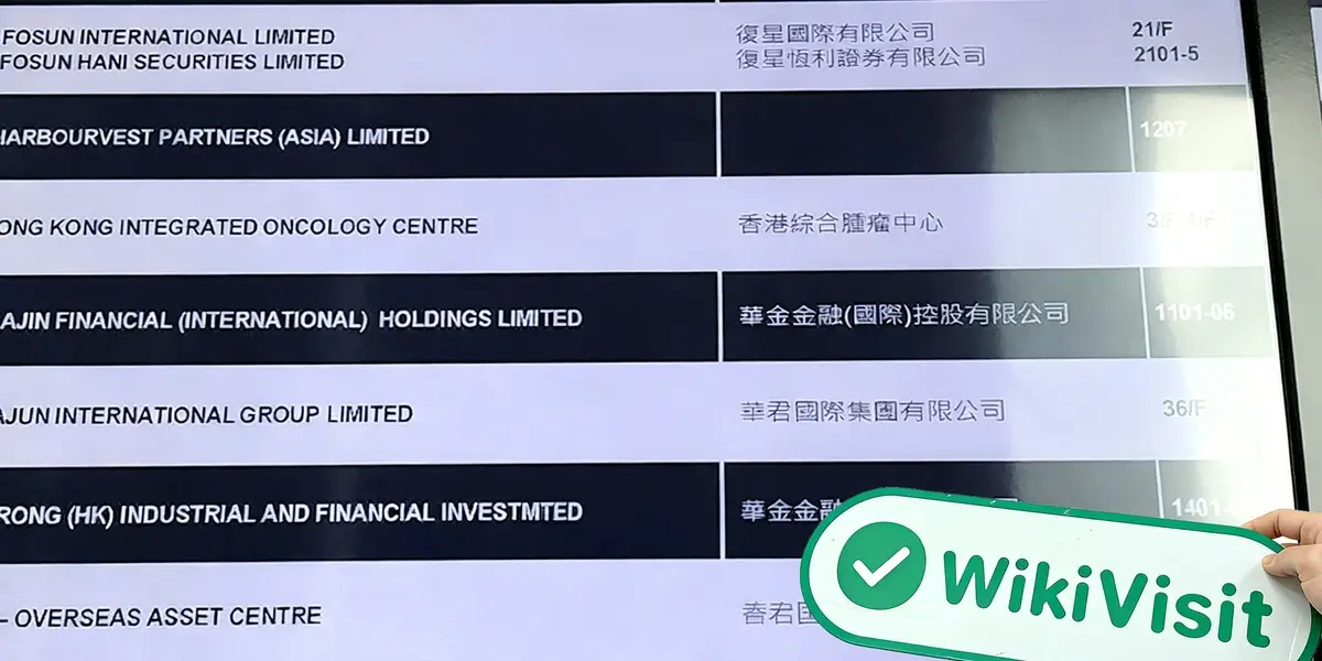 Visite Huajin à Hong Kong, le bureau existe