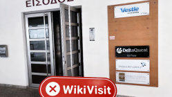 塞浦路斯实地探访交易商iCFD 办公场所显示Vestle的logo