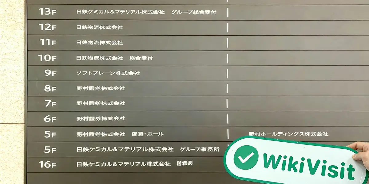 के लिए एक यात्रा NOMURA जापान में -- कार्यालय की पुष्टि अस्तित्व में है