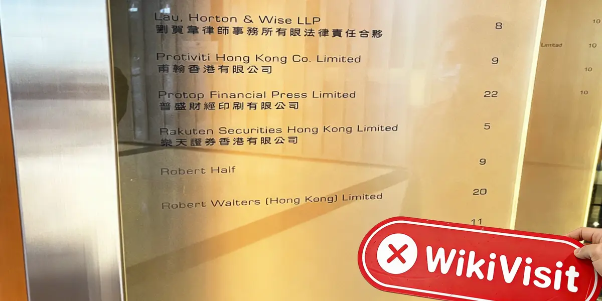 bir ziyaret GuoKing hong kong'da -- ofis bulamamak