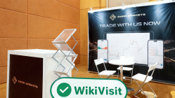  Emar Marketsที่งาน wiki Finance Expo สิงคโปร์ 2023