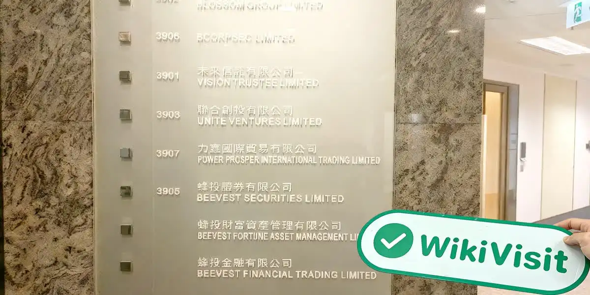 BeeVest Securities Hong Kong  Verified:  Operational Office Confirmed